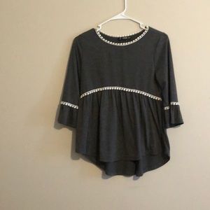 SHEIN grey blouse